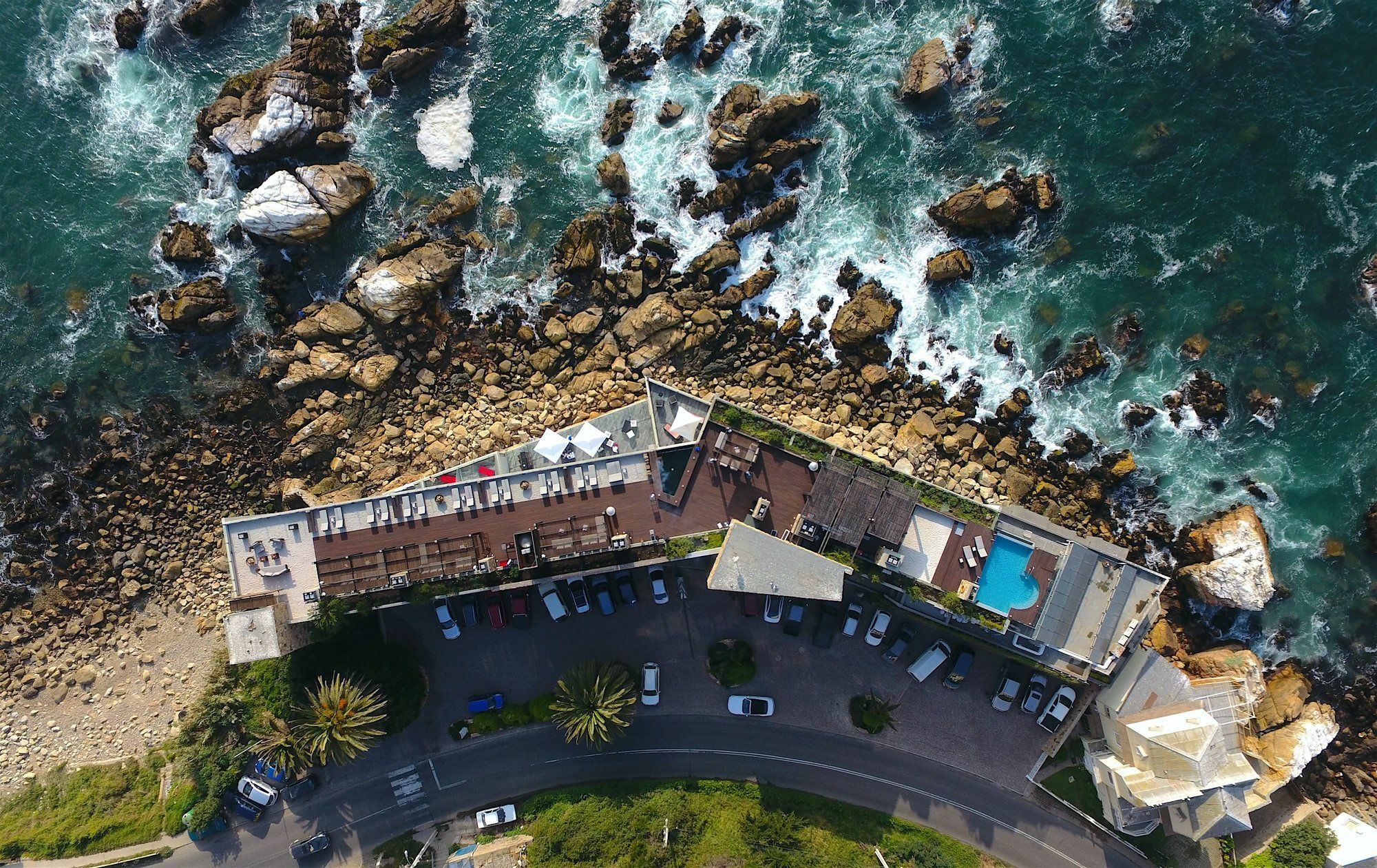 Radisson Blu Acqua Hotel & Spa Concón Exterior foto Aerial view of the hotel